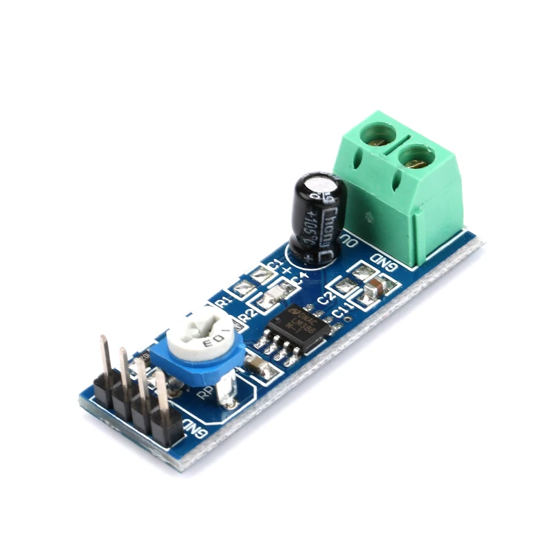 5 pcs LM386 Module 20 Times Gain Audio Amplifier Module with Adjustable Resistance For Raspberry Pi (2)