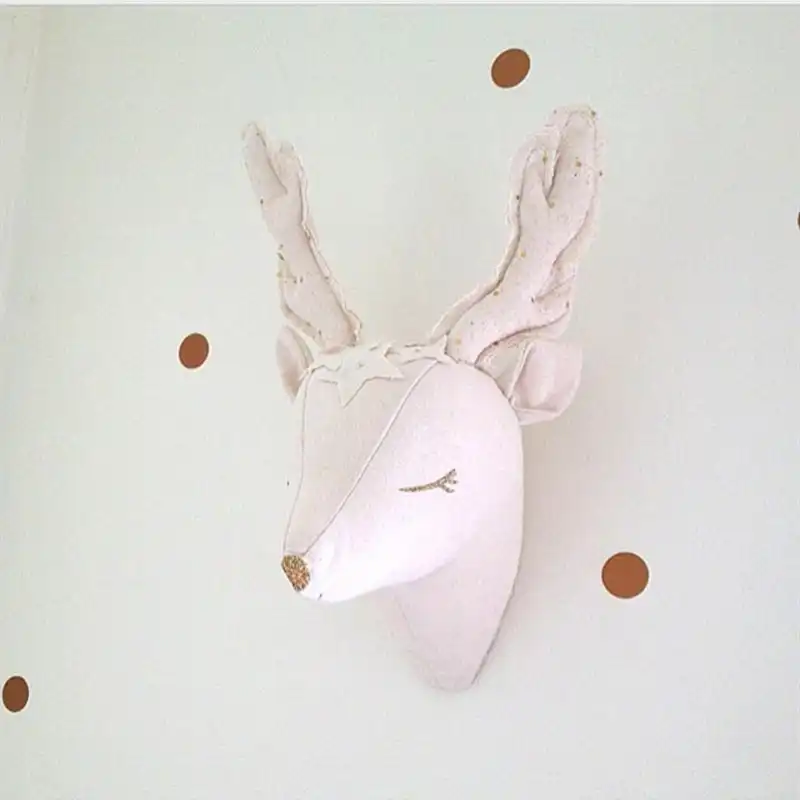 800px x 800px - Nordic Unicorn Toys Animal Head Wall Mounts Decor 3D Deer ...