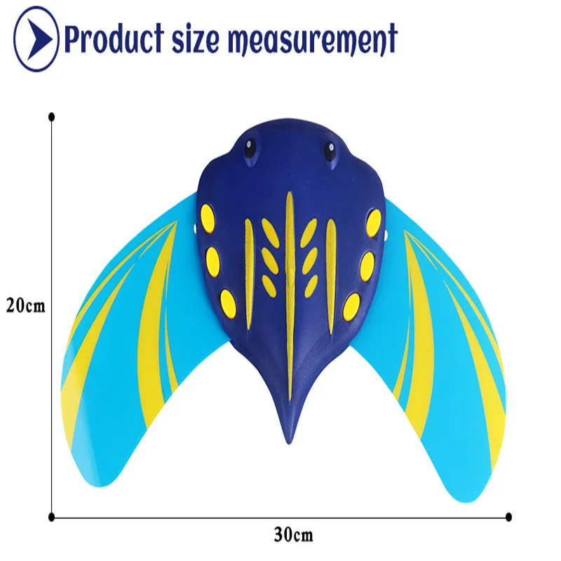 Аксессуары для бассейна подводный планер с регулируемые ласты игрушки для плавания Дети Лето ванна пляж гидродинамический скат игрушки