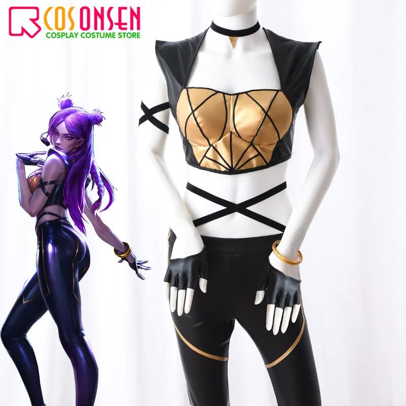 

Game LOL Girl group K/DA Kaisa Cosplay Costume Fancy Costume COSPLAYONSEN