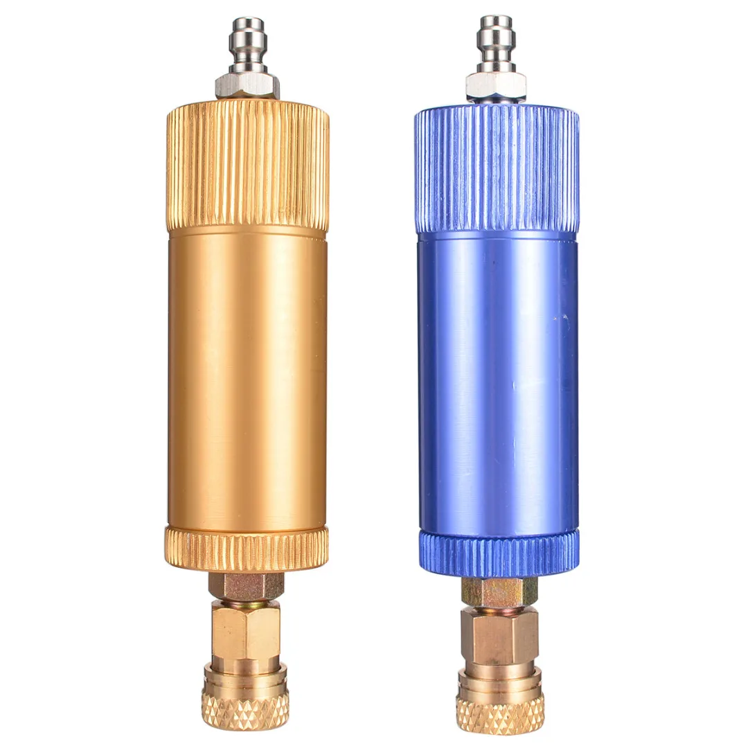 

High Quality New Double-deck High Pressure Air Filter Alloy Compressor Oil-Water Separators 40MPa 8 mm Female 8mm Male Joint