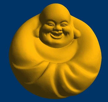 

3D model STL formate file CNC and printing relief round buddha 81MB