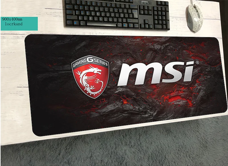Buy 900x400mm msi mouse pad High end pad to mouse