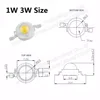 1W 3W high power led Bead White/Warm White/Red/Green/Blue/yellow/orange light source high quality 2 years warranty free shipping ► Photo 2/5