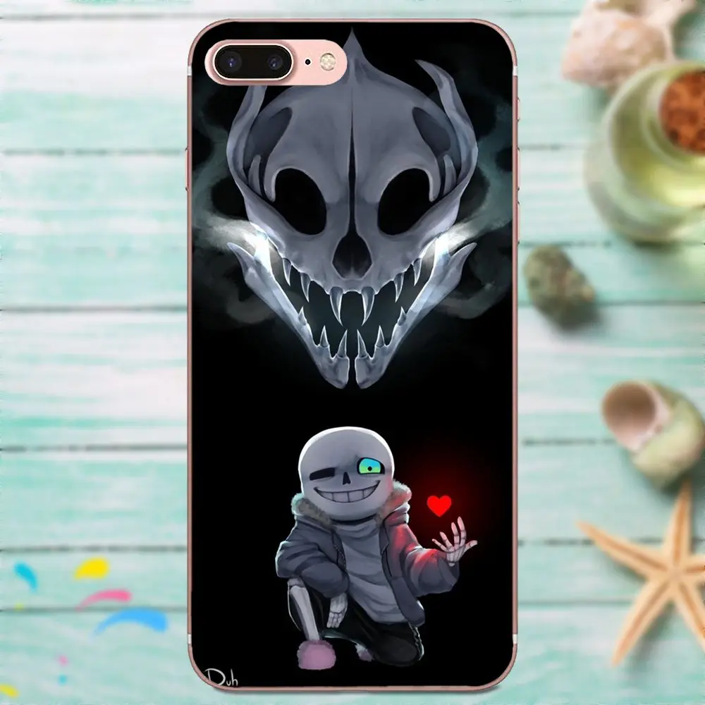 Дизайн игры Undertale Sans постер для Apple iPhone X XS Max XR 4 4S 5 5C 5S SE 6 6S 7 8 Plus Цитата Тонкий