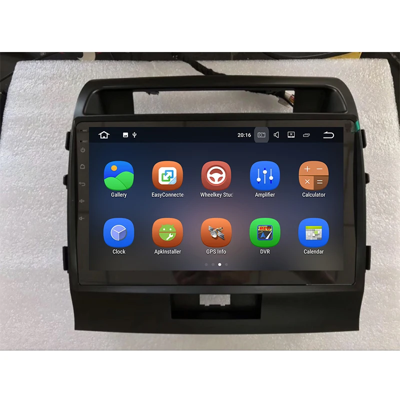Автомобильный DVD плеер Lenvio IPS 2G RAM Android 7 1 с GPS навигацией для Toyota Land Cruiser 200 LC200 2008 2012