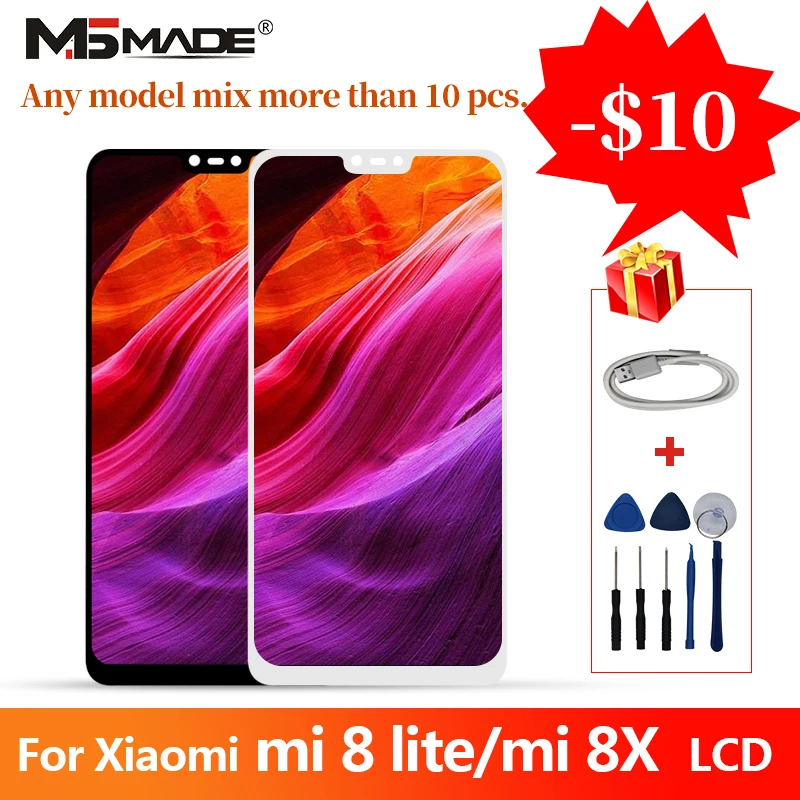 

6.26" For Xiaomi Mi 8 Lite Mi 8X 8 Youth LCD Display Screen Touch Digitizer Replacement Parts For Mi 8 Lite Display With Frame