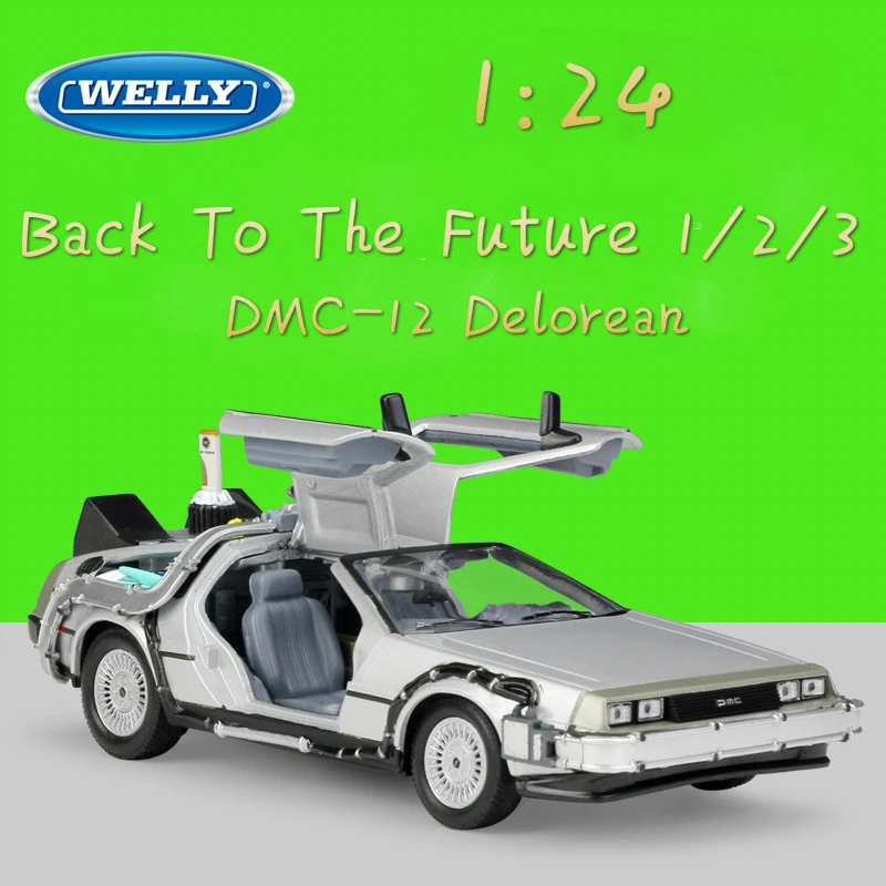 welly delorean time machine