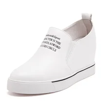 Обувь; женская кожаная прогулочная обувь; увеличивающая рост обувь Lok Fu; женская обувь на толстой подошве; женская обувь для путешествий, визуально увеличивающая рост