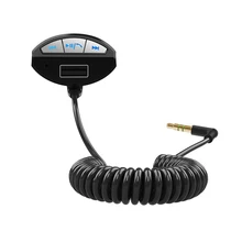 Автомобильный MP3-плеер автомобиля со системой «Хендс-фри» и Bluetooth AUX Стерео аудиоприемник адаптер зарядных порта USB для автомобиля Зарядное устройство 3,5 мм