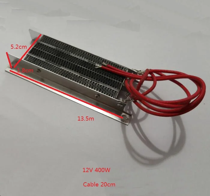 Electric Heater Parts Car use Ceramic PTC wave Heating element 12V 400W with 20cm wiresin