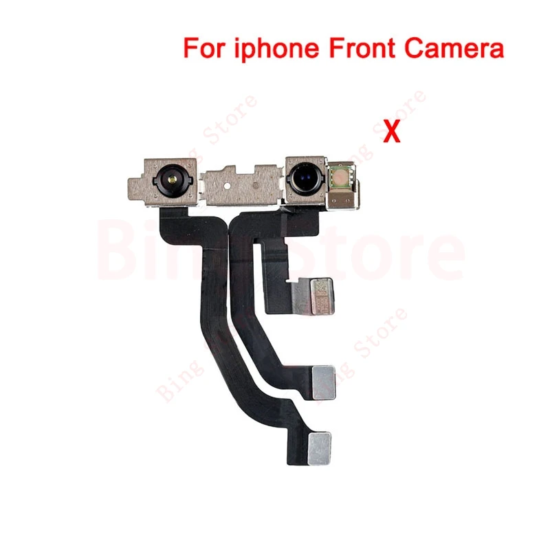 Маленькая фронтальная камера для iPhone X XS Max XR 7 Plus 8 Plus 4,7 ''5,5'', сенсорный светильник, гибкий кабель для замены
