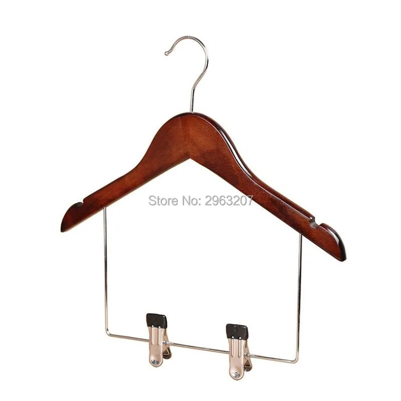 30 шт. инновационный Античный цвет деревянные боди/вешалка для брюк для маленьких и детей шкаф Органайзер для хранения