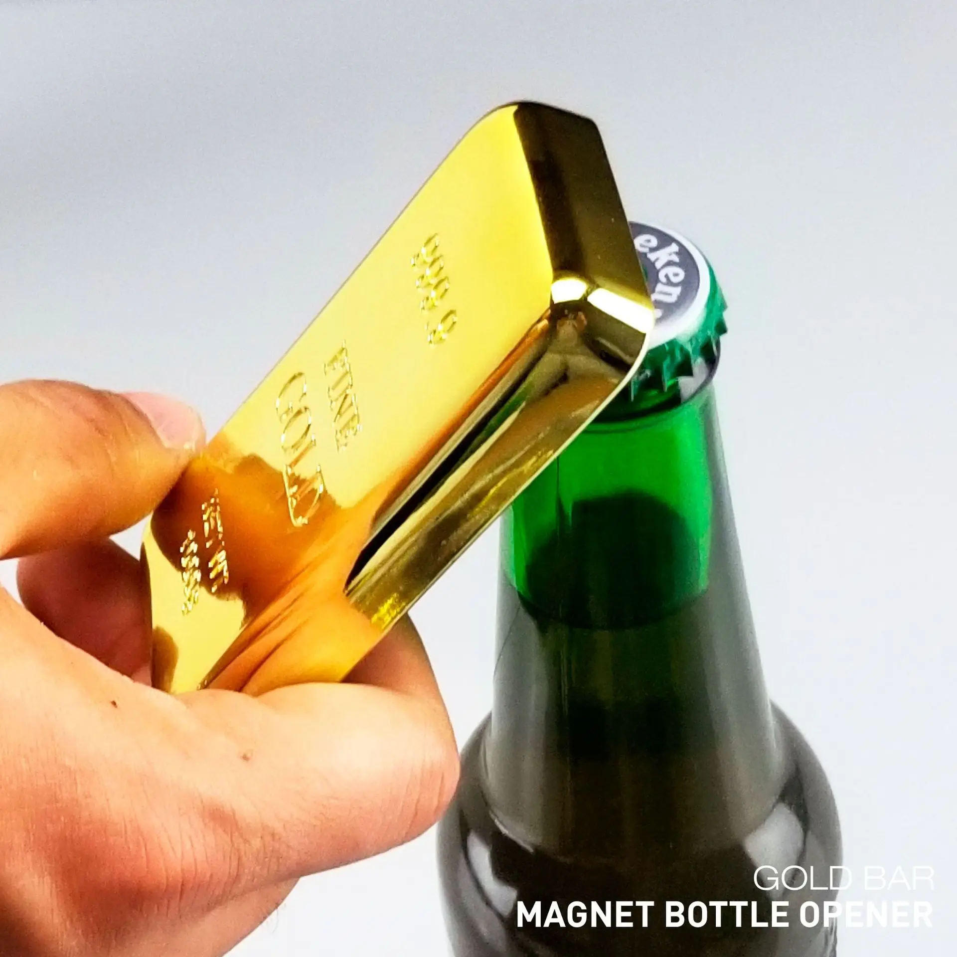 Beer bottle opener simulation gold bottle openersin Openers