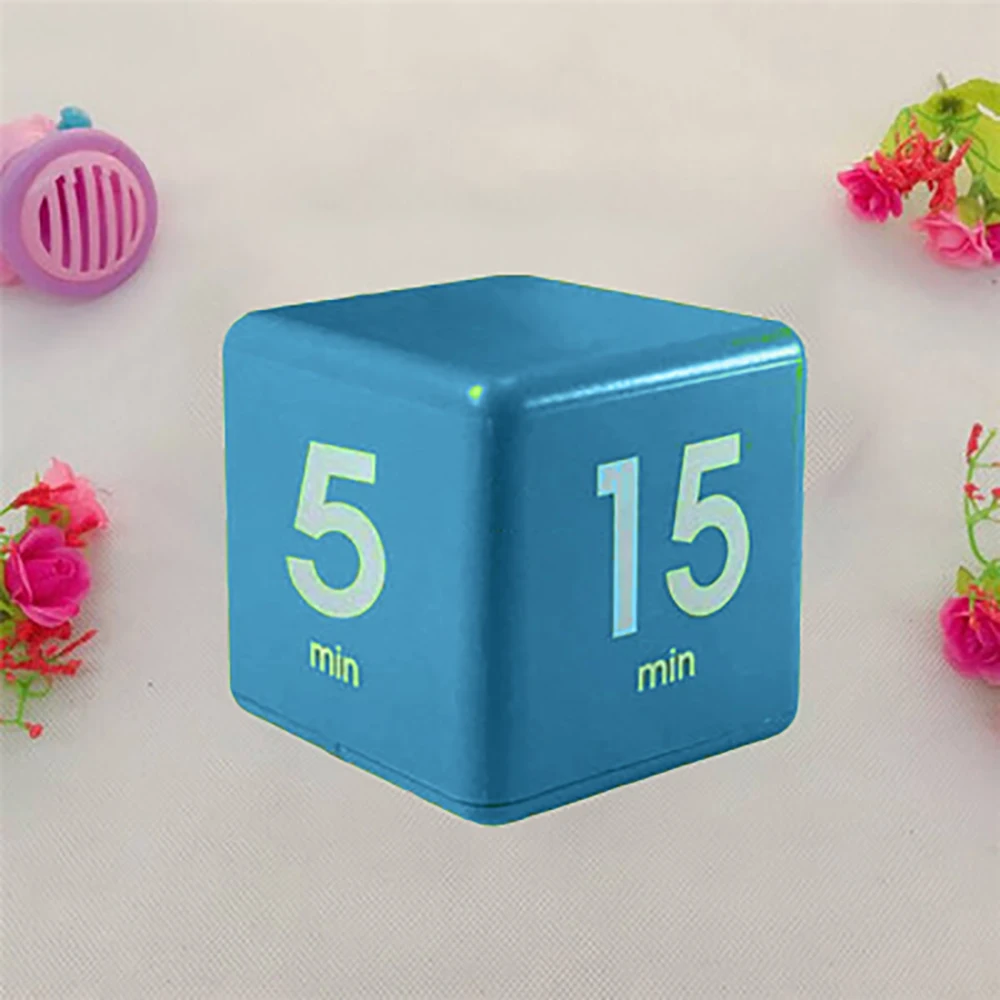 Candy color Cube кухонный таймер 5, 15, 30 и 60 минут для управления временем детский таймер, часы-будильник Повтор напоминание