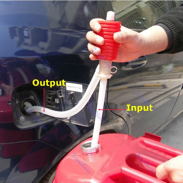 

Portable Car Manual Hand Siphon Pump Hose Gas Oil Liquid Syphon Transfer Pump