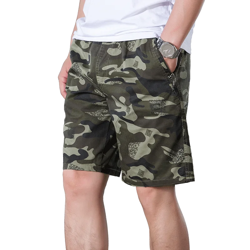 Мужская одежда новые летние шорты мужские модные повседневные военные камуфляжные Талия на резинке бермуды Masculina шорты мужские