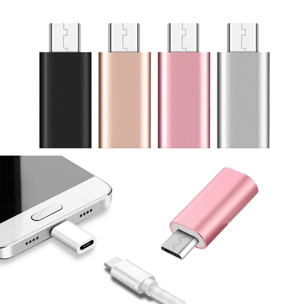 Type c к Micro USB адаптер док станция Женский Мужской Дата зарядный кабель конвертер