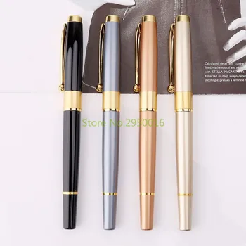 

Luxury Metal 0.5mm Neutral Gel Ink Pen Sign Signature Pen Writing Stationery School Office Supplies Business Gifts 4 Colors C26