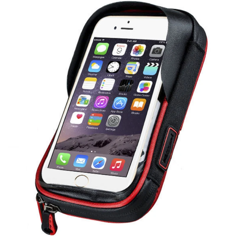 

Bike Handlebar Phone Waterproof Bag Cycling Motorcycle Riding Outdoor Sport Steering Wheel Mobile Phone GPS Holder Stand Case
