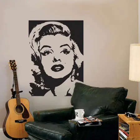 Marilyn monroe wandtattoos kaufen billigmarilyn monroe wandtattoos ...