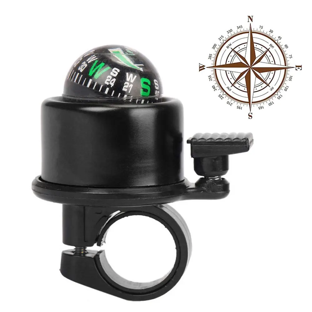 GIYO Bike Bell Ring and Ball Compass Bike Alarm Ring ,Aluminium Alloy
