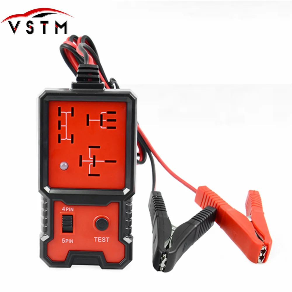 

Newest Automotive Electronic Relay Tester Alligator Clip Car Tester Diagnostic Tool Universal for 12V Cars easy to use