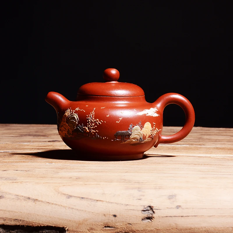 Yixing famous pure handmade purple clay teapot Kung Fu Zisha teapot