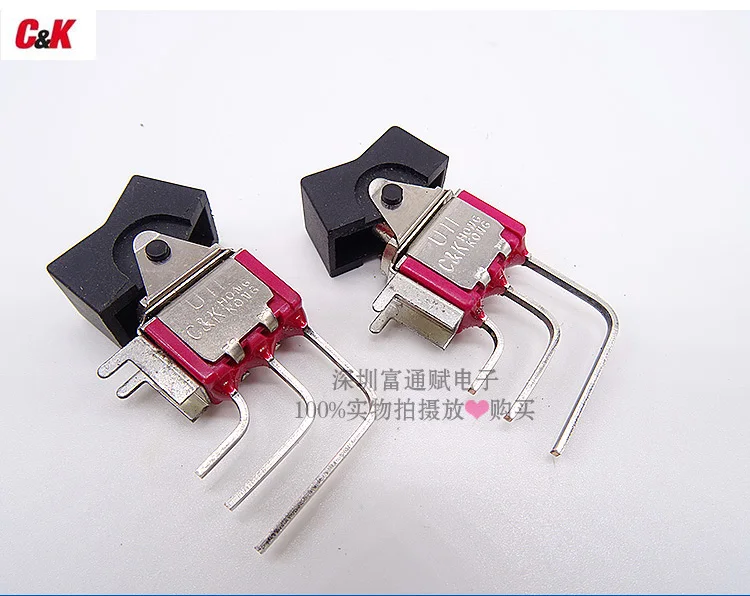 

Import C&K American button switch 7101 ship type switch 3 feet 2 gear shift switch cock and switch