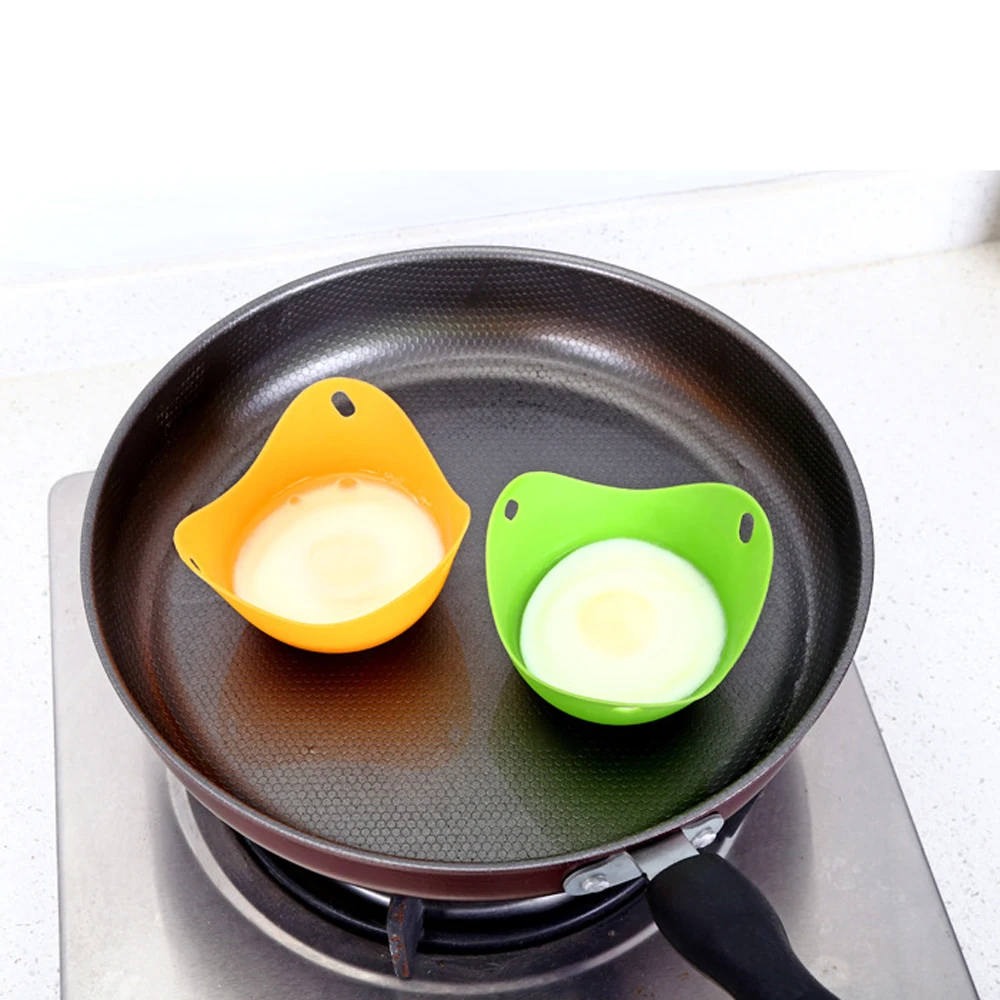 4 шт./компл. силиконовые формы для яиц Браконьер яичный пирог емкость для варки форма для выпечки кухонная посуда формы для духовки разные цвета