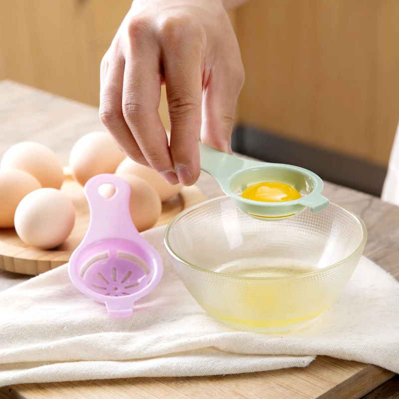2pcs Egg Separator Egg Filter Egg Sieve Yolk Kitchen Gadget for