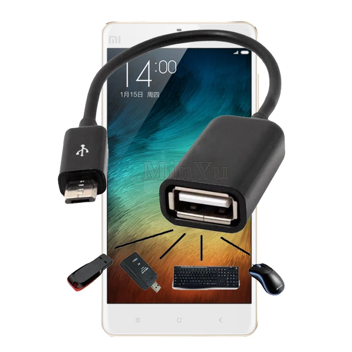 Micro USB 2.0 Host Кабель OTG Адаптер для Xiaomi Redmi Note 4 3 2/Redmi 3 Pro/Mi Note Премьер Mi4 Mi3 Mi2A Ми-2 1 S Mi Max