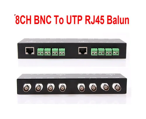 Прямые продажи специальное предложение 8ch пассивный видео балун Bnc к Utp Rj45 Cat5 камера Dvr трансивер