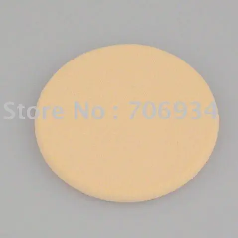 

50pcs/lot Soft Make Up Sponge Face Powder Puff Facial Face Sponge Makeup Cosmetic Powder Puff Color SBR 58*7mm