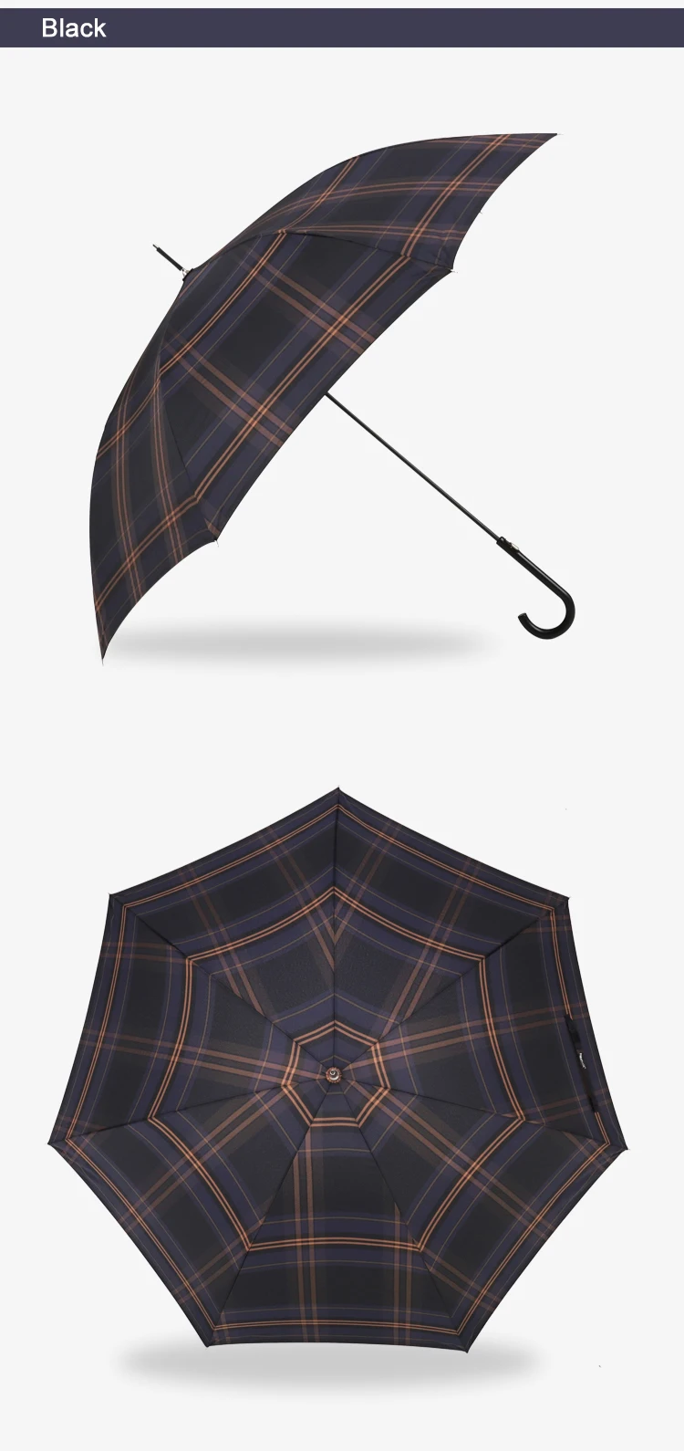 Parachase Зонтик для дождя женский Британский стиль плед Гольф зонт автоматический Сверхлегкий Paraguas путешествия Длинные зонтики для девочек