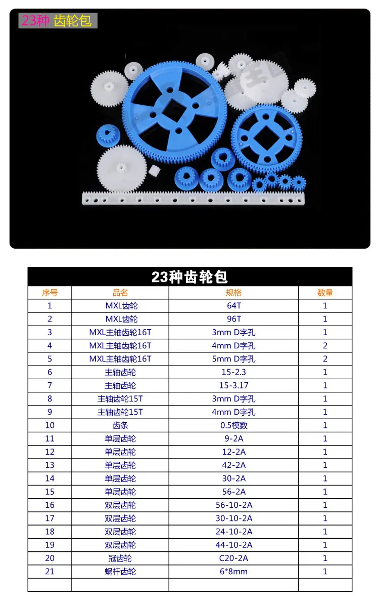 1 упаковка пластиковая шестерня, зубчатый шкив для стойки, червячный двойной и одиночный червячный механизм diy, механизм для модели коробки питания, трансмиссионные детали
