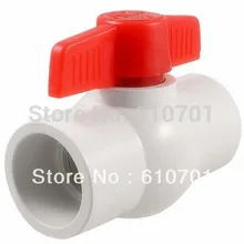 63 мм водоотвод ПВХ 2 1/" Слип x 2 1/2" концы скольжения Полный порты шаровой клапан сантехника водоснабжения орошения отходов сварка