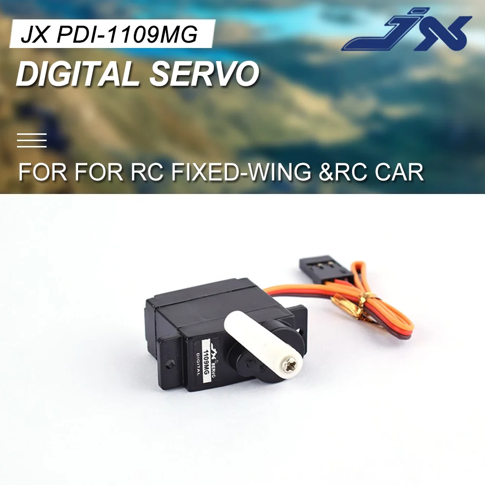 JX PDI-1109MG 4 8-6 0 V 2 5 кг 10 сек металлическая передача цифровая Core Servo Для rc-вертолет на