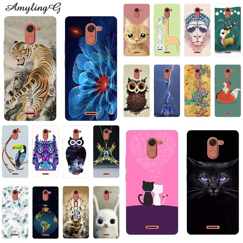 

Fashion Cartoon Case For Infinix Hot 4 X557 Hot 4 Pro X556 Hot4 Lite 5.5" Soft Silicone Cartoon Funny TPU flower Owl Cute Style