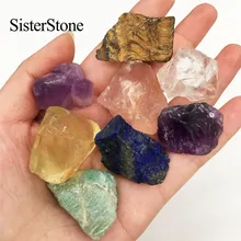 8 Uds natural de cuarzo de cristal en bruto piedras preciosas y minerales curativos piedras como regalos