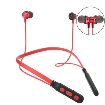 

M8 Wireless Headphone Sport Bluetooth Earphone Neckband Magnetic Bass Headset Handfree Earbuds with Mic for Xiaomi Huawei
