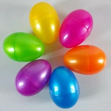 Украшения перламутровые 6 цветов открытие яичная скорлупа пластиковые яйца пасхальное яйцо 8x5,5 см 30 шт./партия