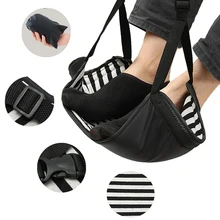 Ног Регулируемый гамак Портативный путешествия подножка переносом полета на ног регулируемая высота открытый гамак сумка для хранения