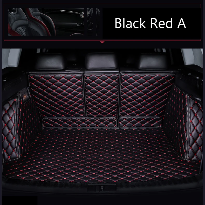 

Custom make Car trunk mats cargo Liner for Ford Fusion Mondeo Focus Edge Escape Kuga Explorer 6D car-styling carpet rugs waterp