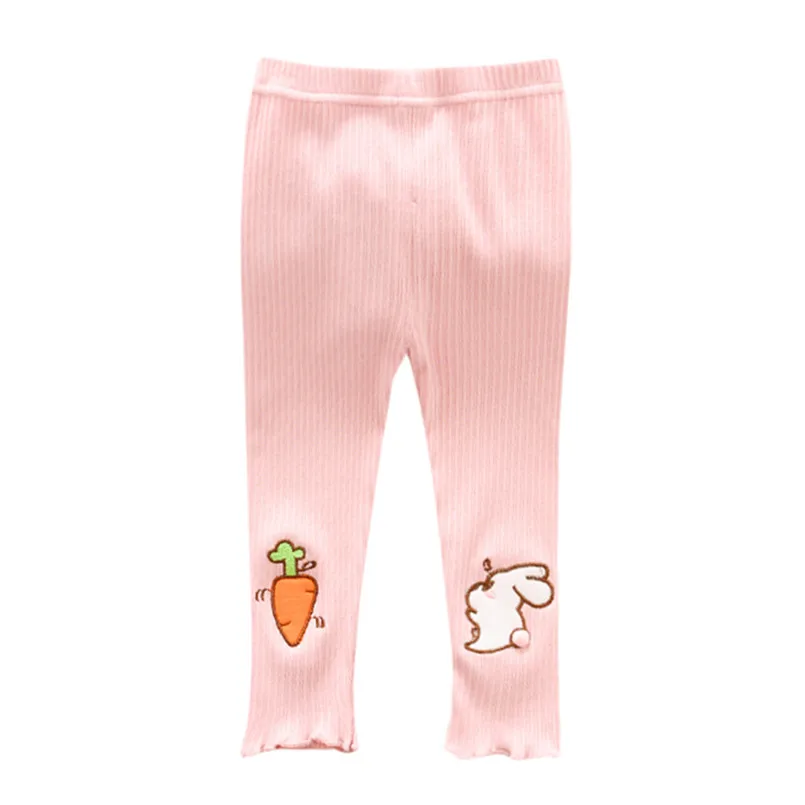 2019 new Newborn Baby Girl Stripe Skinny Rabbit Pants Cartoon Knit Stretchy Warm Leggings  (6)