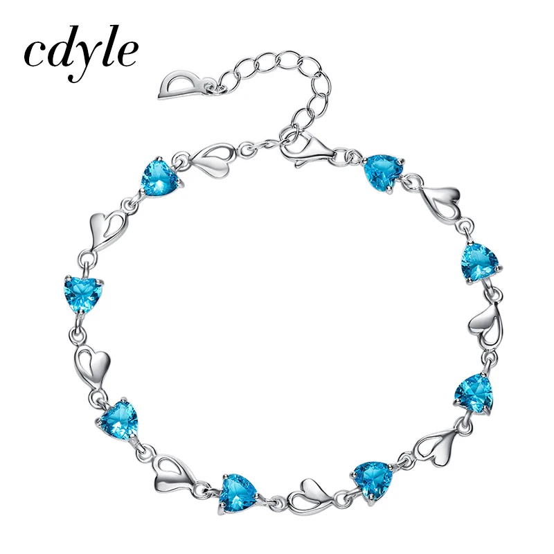 Cdyle S925 Sterling Silver Bracelets Women Bracelet Fashion Jewelry