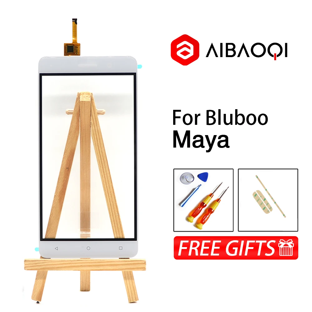 AiBaoQi для 5,5 дюймов Сенсорная панель идеальный Ремонт Запчасти для bluboo Maya Мобильные аксессуары