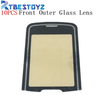 

RTBESTOYZ 10Pcs/Lot 100% Original Mirror Display Screen Front Lens Glass For Nokia 8600 Luna Black Color
