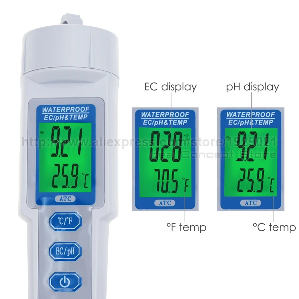 8-Ideal-Concept-ph-meter-PHM-205-Display