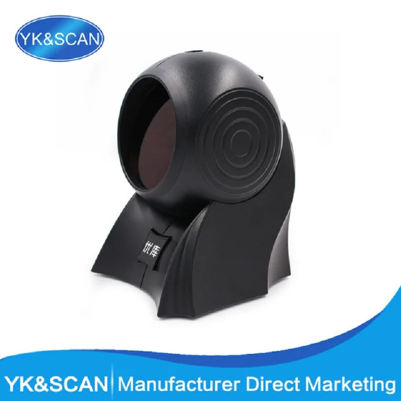 

2D QR 1D Presentation Scanner USB Desktop Scanner Omni Black Distinct Scanner Omnidirectional Barcode Scanner